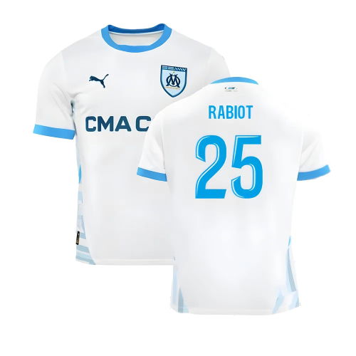 2024-2025 Marseille Home Shirt (Rabiot 25)