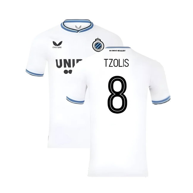 2024-2025 Club Brugge Away Shirt (Tzolis 8)