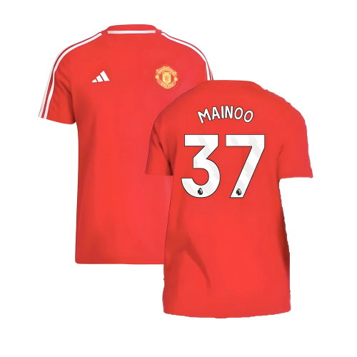 2024-2025 Man Utd DNA Tee (Red) (Mainoo 37)