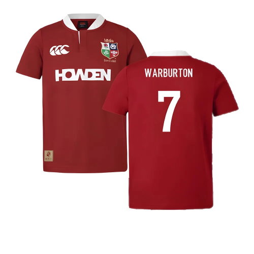 2025 British & Lions Classic SS Rugby Shirt (Warburton 7) 2025 British & Lions Classic SS Rugby Shirt (Warburton 7)