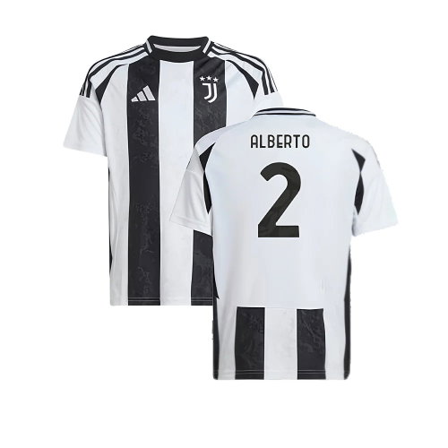 2024-2025 Juventus Home Shirt (Kids) (Alberto 2)