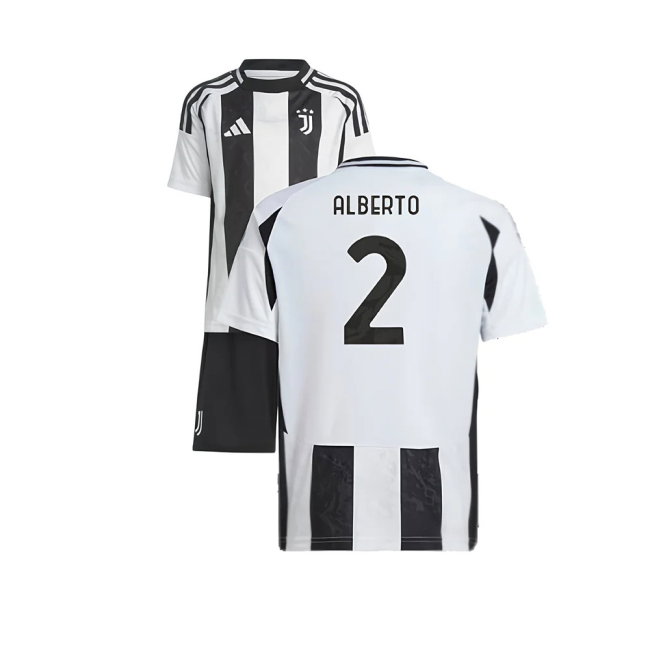 2024-2025 Juventus Home Mini Kit (Alberto 2)
