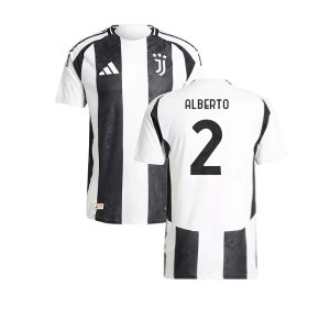 2024-2025 Juventus Authentic Home Shirt (Alberto 2)