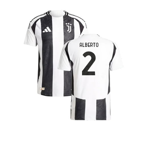 2024-2025 Juventus Authentic Home Shirt (Alberto 2)