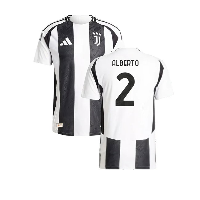 2024-2025 Juventus Authentic Home Shirt (Alberto 2)