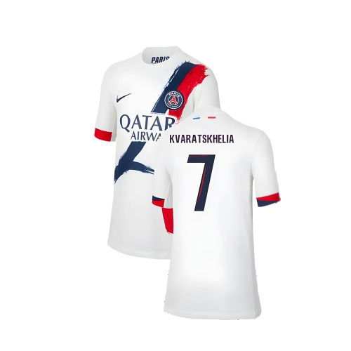 2024-2025 PSG Away Shirt (Kids) (Kvaratskhelia 7)