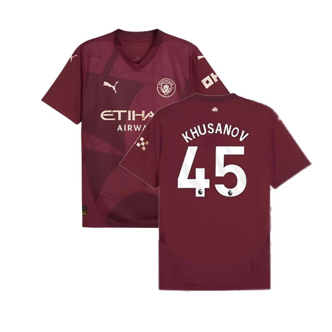 2024-2025 Man City Third Shirt (Khusanov 45)