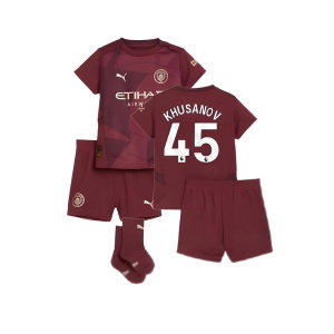 2024-2025 Man City Third Baby Kit (Khusanov 45)