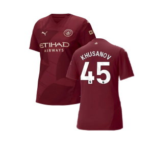 2024-2025 Man City Third Shirt (Womens) (Khusanov 45)