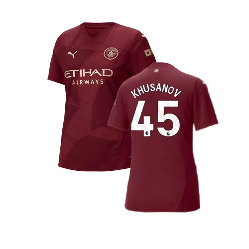 2024-2025 Man City Third Shirt (Womens) (Khusanov 45)
