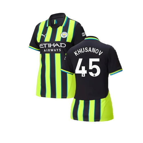 2024-2025 Man City Away Shirt (Womens) (Khusanov 45)
