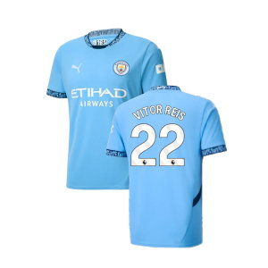 2024-2025 Man City Home Shirt (Vitor Reis 22)