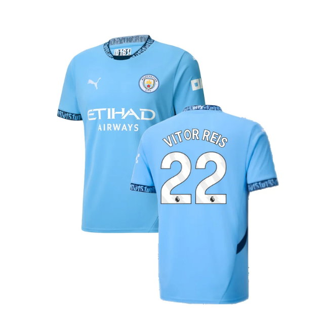 2024-2025 Man City Home Shirt (Vitor Reis 22)