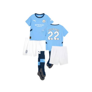 2024-2025 Man City Home Mini Kit (Vitor Reis 22)