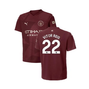 2024-2025 Man City Third Shirt (Kids) (Vitor Reis 22)