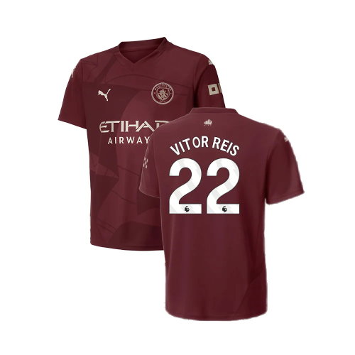 2024-2025 Man City Third Shirt (Kids) (Vitor Reis 22)