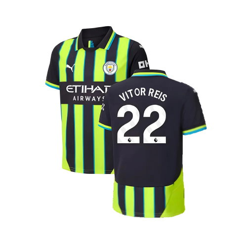 2024-2025 Man City Away Shirt (Kids) (Vitor Reis 22)