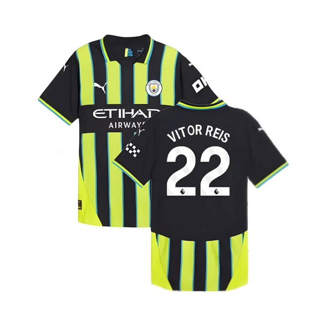 2024-2025 Man City Away Authentic Shirt (Vitor Reis 22)