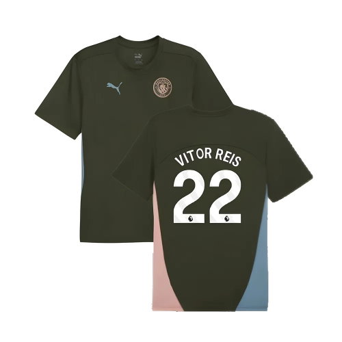 2024-2025 Man City Training Shirt (Myrtle) (Vitor Reis 22)
