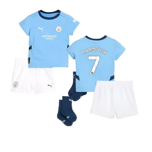 2024-2025 Man City Home Baby Kit (Marmoush 7)
