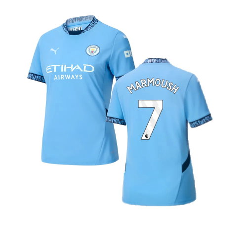 2024-2025 Man City Home Shirt (Womens) (Marmoush 7)