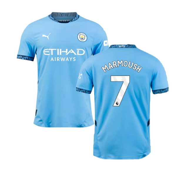 2024-2025 Man City Home Authentic Shirt with packaging (Marmoush 7)