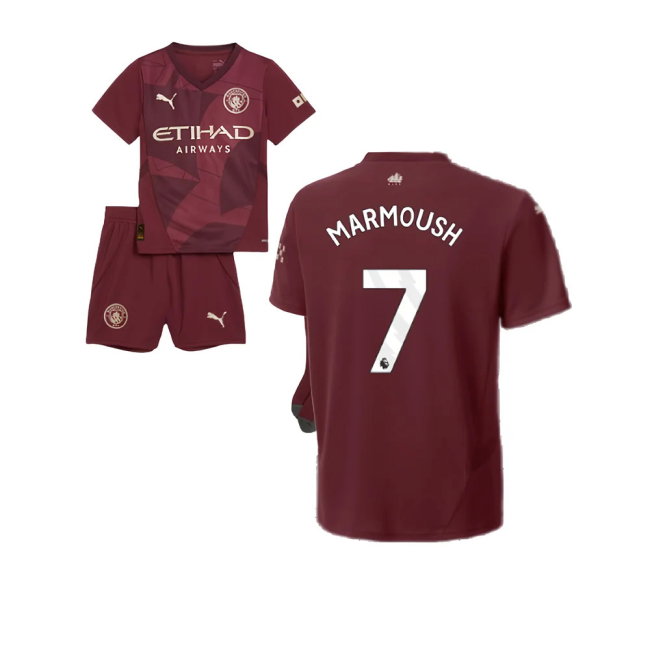 2024-2025 Man City Third Mini Kit (Marmoush 7)
