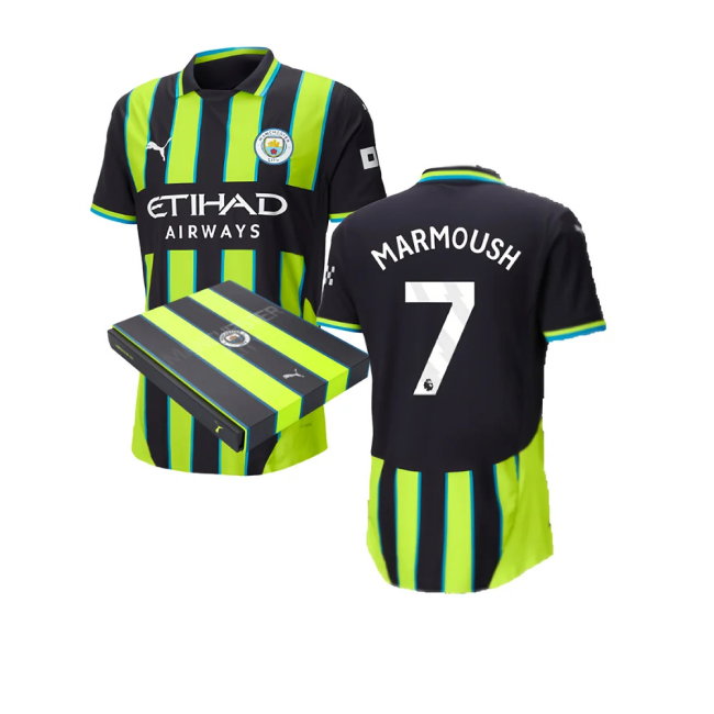 2024-2025 Man City Away Authentic Shirt w/packaging (Marmoush 7)