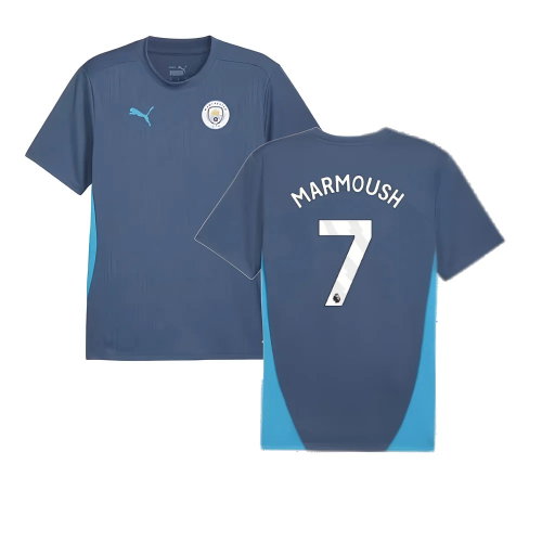 2024-2025 Man City Training Shirt (Inky Blue) (Marmoush 7)