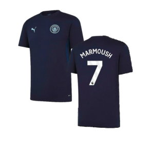 2024-2025 Man City Training Shirt (Inky Blue) - Kids (Marmoush 7)