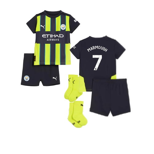 2024-2025 Man City Away Baby Kit (Marmoush 7)