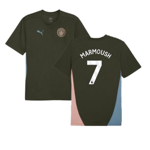 2024-2025 Man City Training Shirt (Myrtle) (Marmoush 7)