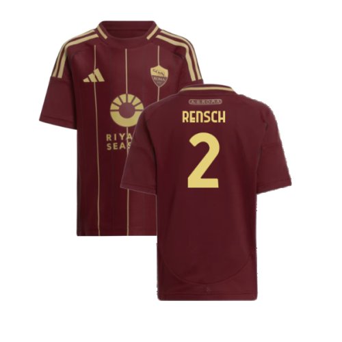 2024-2025 Roma Home Shirt (Kids) (Rensch 2)