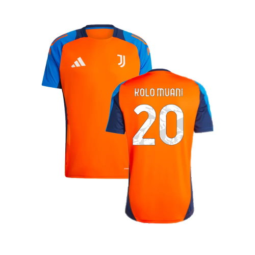 2024-2025 Juventus Training Jersey (Orange) (Kolo Muani 20)