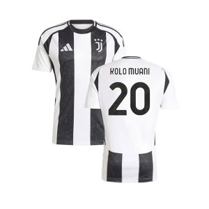 2024-2025 Juventus Home Shirt (Kolo Muani 20)