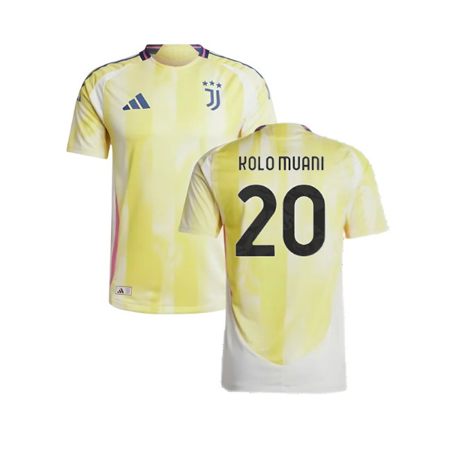 2024-2025 Juventus Authentic Away Shirt (Kolo Muani 20)