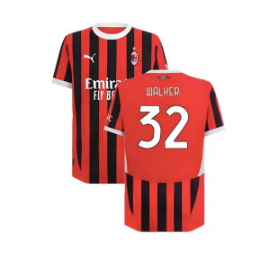 2024-2025 AC Milan Home Authentic Shirt (Walker 32)