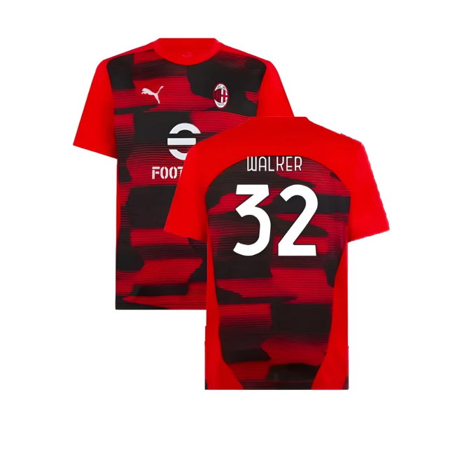 2024-2025 AC Milan Prematch SS Shirt (Red) (Walker 32)