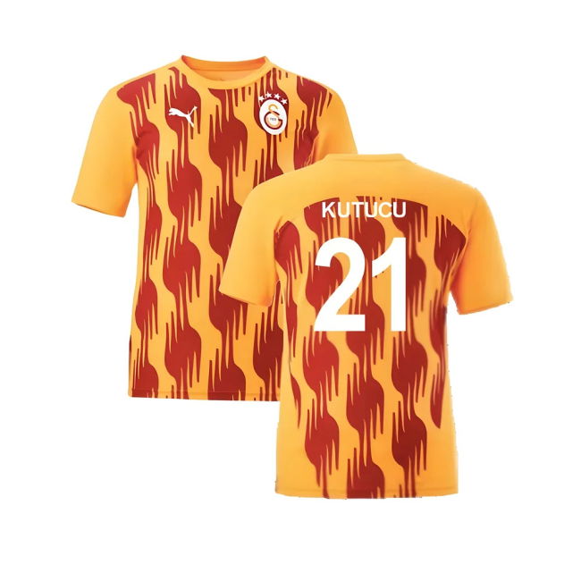 2024-2025 Galatasaray Pre-Match Shirt (Orange) (Kutucu 21)
