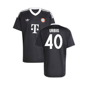 2024-2025 Bayern Munich Third Goalkeeper Shirt (Black) (Urbig 40)
