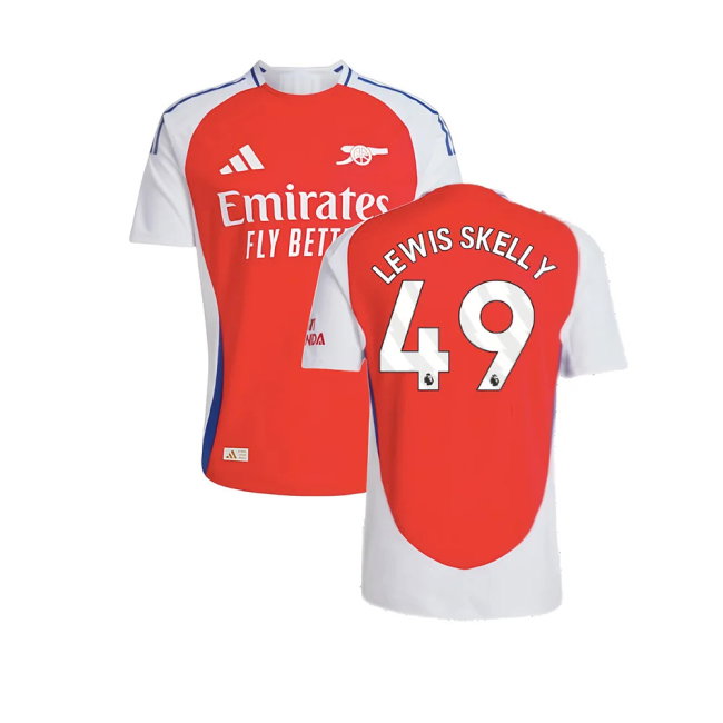 2024-2025 Arsenal Authentic Home Shirt (Lewis Skelly 49)
