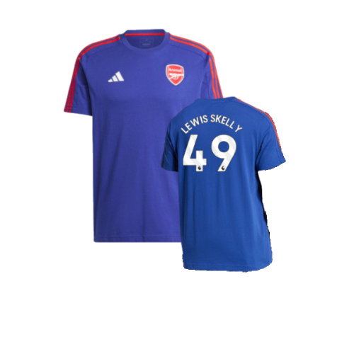 2024-2025 Arsenal DNA Tee (Victory Blue) (Lewis Skelly 49)