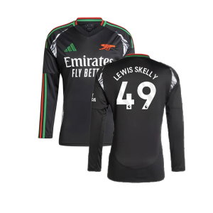 2024-2025 Arsenal Away Long Sleeve Shirt (Lewis Skelly 49)