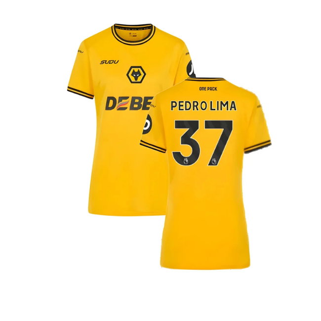 2024-2025 Wolves Home Shirt (Womens) (Pedro Lima 37)