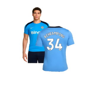 2024-2025 Chelsea Strike Dri-FIT Knit Shirt (Light Photo Blue) (Acheampong 34)