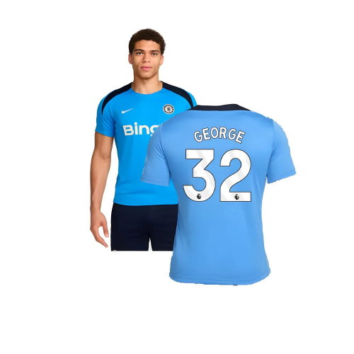 2024-2025 Chelsea Strike Dri-FIT Knit Shirt (Light Photo Blue) (George 32)