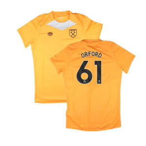 2024-2025 West Ham Training Jersey (Orange) - Kids (Orford 61)