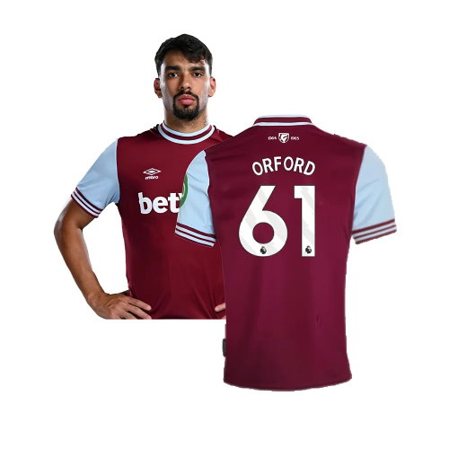 2024-2025 West Ham Home Shirt (Orford 61)