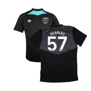 2024-2025 West Ham Training Jersey (Black) - Kids (Scarles 57)