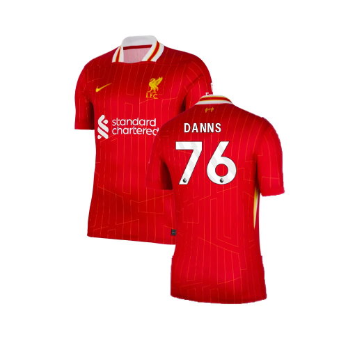 2024-2025 Liverpool Home Shirt (Danns 76)